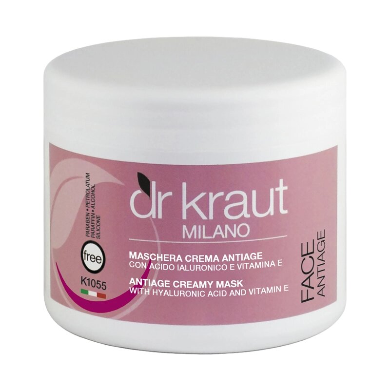 Антивікова кремова маска з гіалуроновою кислотою Dr. Kraut Antiage cream mask від компанії ПРОФІКО - фото 1