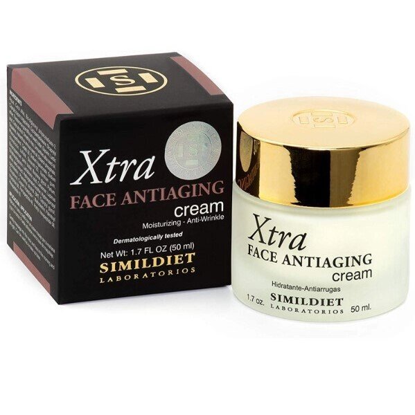 Антивіковий крем для обличчя з гіалуроновою кислотою і ДМАЕ Simildiet Face Antiaging Cream XTRA від компанії ПРОФІКО - фото 1