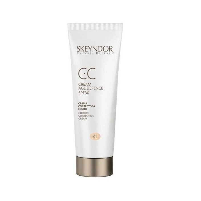 Антивіковий СС крем SPF30 тон 01 Skeyndor Sun Expertise CC Cream Age Defense SPF30 від компанії ПРОФІКО - фото 1