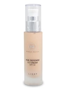 Антивіковий сонцезахисний крем з тональним ефектом Holy Land AGE CONTROL Defense CC Cream SPF- 50 Light