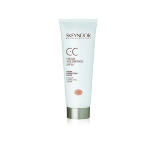 Антивіковий СС крем SPF30 тон 02 Skeyndor Sun Expertise CC Cream Age Defense SPF30