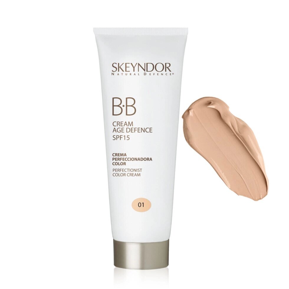 BB ТОНАЛЬНИЙ КРЕМ З антивікової дії SPF15 тон 01 Skeyndor Sun Expertise BB Cream Age Defense SPF15 від компанії ПРОФІКО - фото 1