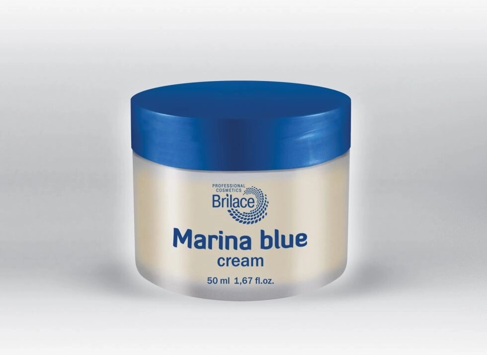 Брілейс Щоденний крем для обличчя Marina blue cream Brilace 50ml від компанії ПРОФІКО - фото 1