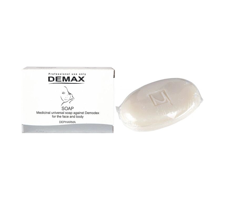 Demax Лікувальна універсальне мило від демодекса (для особи і тіла) Medicinal universal soap against Demodex 100ml від компанії ПРОФІКО - фото 1