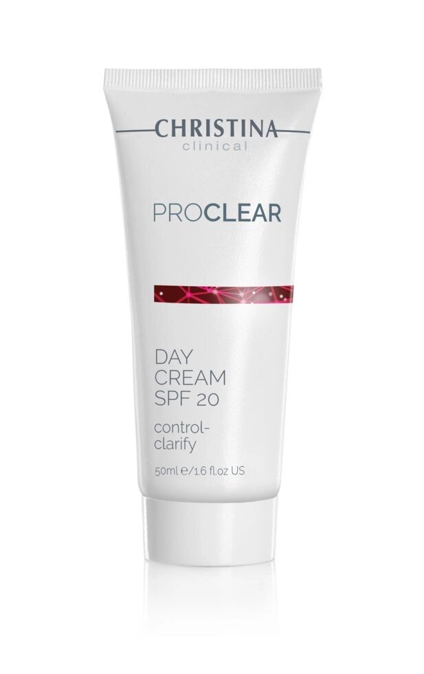 Денний крем-контроль для жирної шкіри з SPF20 Christina Clinical ProClear Day Cream SPF20 Control Clarify від компанії ПРОФІКО - фото 1