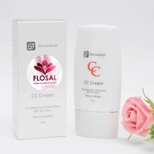 Dermaheal CC Сream SPF 30 Natural beige cолнцезахистний крем Дермахіл