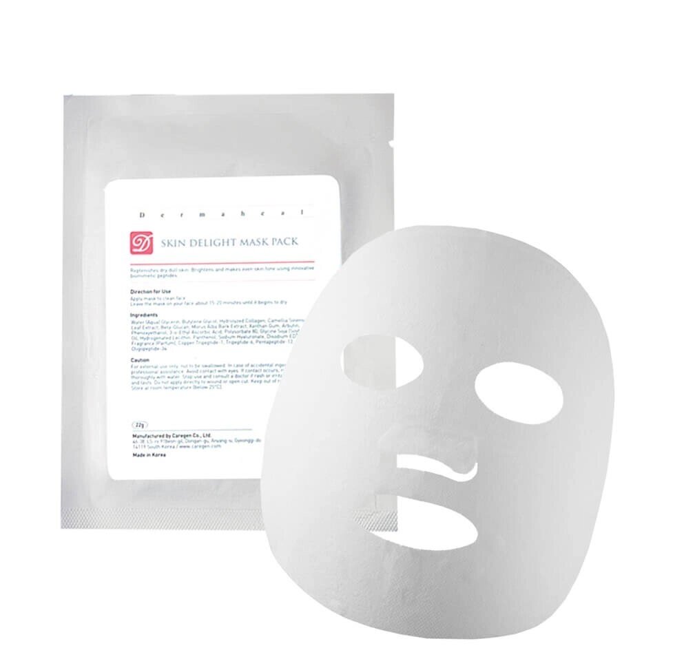 Dermaheal Skin Delight Mask Pack Маска-патч для освітлення і омолодження шкіри-3шт. від компанії ПРОФІКО - фото 1