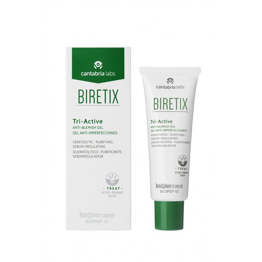 Гель три-актив для шкіри з акне Cantabria labs Biretix Tri-Active Anti-Blemish Gel від компанії ПРОФІКО - фото 1