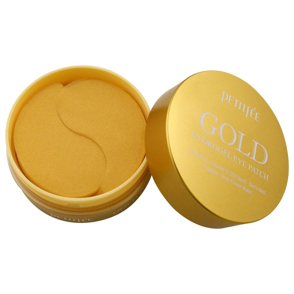 Гідрогелеві патчі для очей з золотим комплексом +5 - PETITFEE Gold Hydrogel Eye Patch 60шт від компанії ПРОФІКО - фото 1