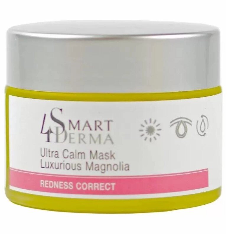 Інтенсивна зміцнююча маска Розкішна магнолія Smart4Derma Redness Correct ULTRA CALM MASK LUXURIOUS MAGNOLIA від компанії ПРОФІКО - фото 1