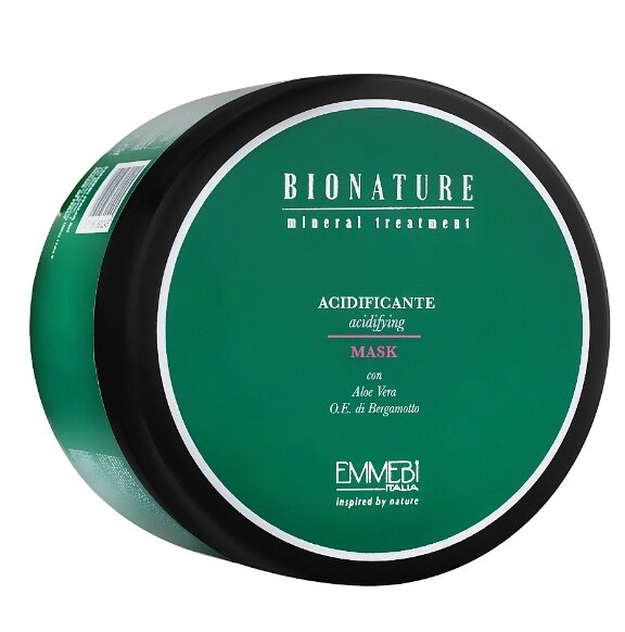 Кисла маска для волосся Emmebi Italia BioNatural Mineral Treatment Acidifying Mask 500мл від компанії ПРОФІКО - фото 1