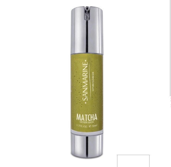 Киснева маска з екстрактом матчу Sanmarine Matcha Oxygen Mask 50мл від компанії ПРОФІКО - фото 1