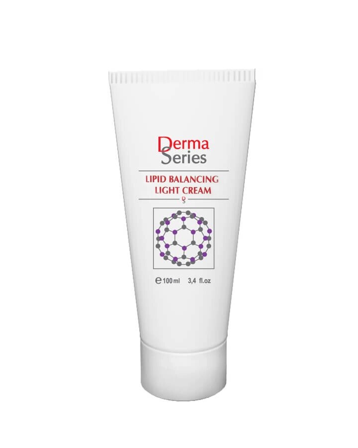 Легкий крем для відновлення балансу жирної шкіри Derma Series Lipid Balancing Light Cream 100мл від компанії ПРОФІКО - фото 1