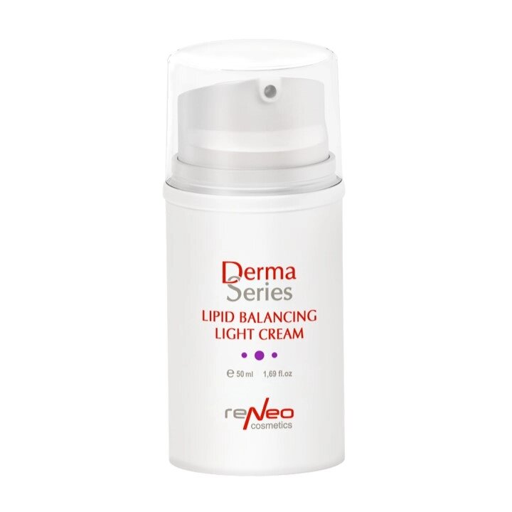 Легкий крем для відновлення балансу жирної шкіри Derma Series Lipid Balancing Light Cream від компанії ПРОФІКО - фото 1