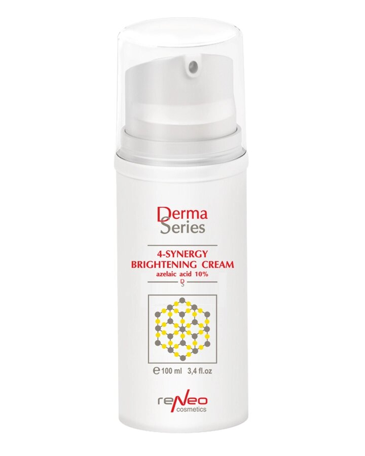 Легкий освітлюючий крем  з азелаїновою кислотою Derma Series Cream -SYNERGY BRIGHTENING CREAM 100мл від компанії ПРОФІКО - фото 1