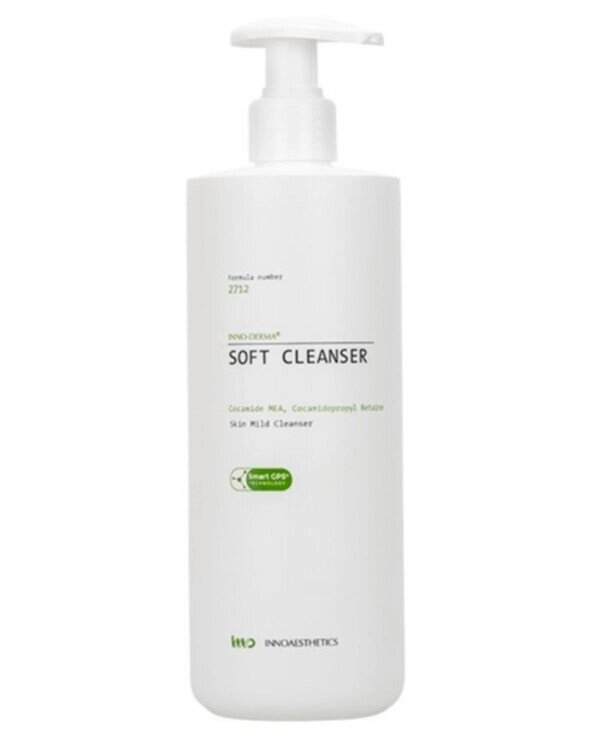 М'який засіб для очищення шкіри Innoaesthetics Inno-Derma Soft Cleanser 500мл від компанії ПРОФІКО - фото 1