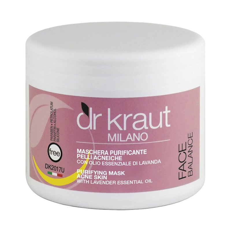 Маска для шкіри з акне з маслом лаванди Dr. Kraut Purifying mask for acne skin від компанії ПРОФІКО - фото 1