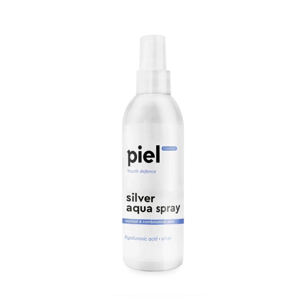 Пьель Косметікс Зволожуючий спрей для нормальної / комбінованої шкіри Piel cosmetics Silver Aqua Spray від компанії ПРОФІКО - фото 1