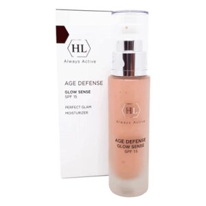 Зволожуючий крем з декоративним ефектом Age Defense Glow Sense SPF15 Holy Land