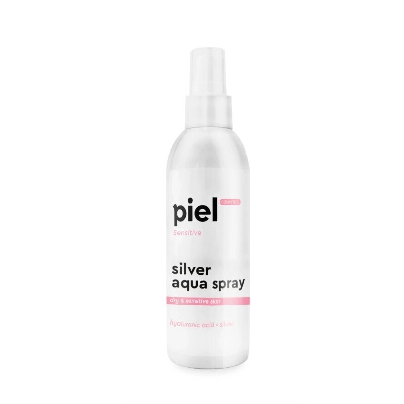 Piel Cosmetics Silver Aqua Spray Зволожуючий спрей для особи &quot;Пьель косметик&quot;Суха чутлива шкіра - опис