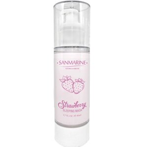 Нічна маска з екстрактом полуниці Sanmarine STRAWBERRY SLEEPING MASK 80мл