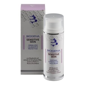 Регенеруючий крем для чутливої ​​шкіри Biogena Sensitive Skin Soothing and Protective Face Cream