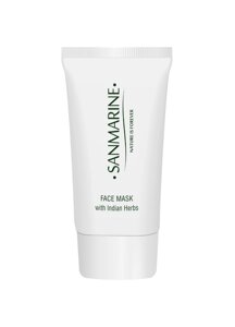 Заспокійлива маска з індійськими травами Sanmarine SOOTHING MASK WITH INDIAN HERB