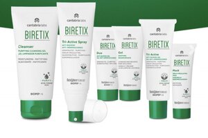 Біретікс - лінія для догляду за шкірою, схильна до вугрів