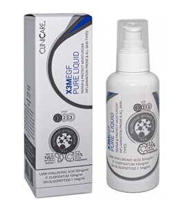 Очищуючий зволожуючий тонік для проблемної шкіри ClinicCare X3M EGF PURE Liquid Moist