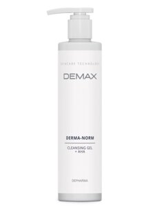 Очищуючий гель для комбінованої шкіри з АНА Demax Derma-norm cleansing gel + AHA 250мл