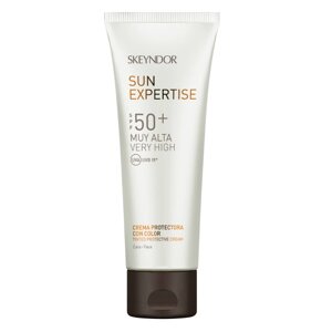 Сонцезахисний крем з тонуючим ефектом СПФ50 Skeyndor Sun Expertise SPF50 +