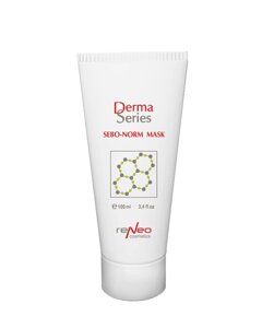 Себорегулююча маска із заспокійливим ефектом Derma Series Sebo-norm mask 100мл