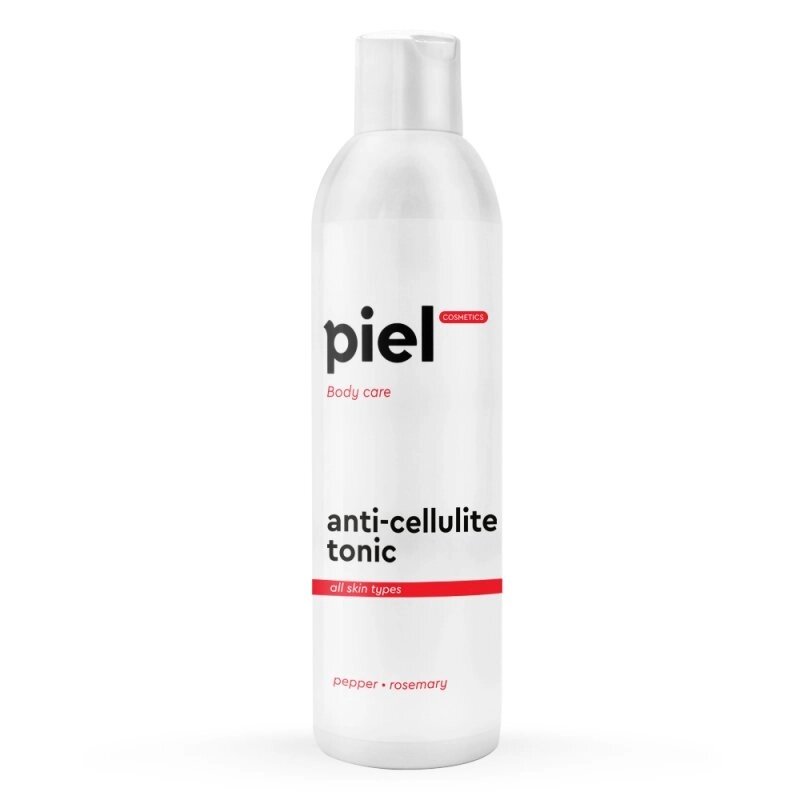 Антицелюлітний тонік для тела з екстрактом перцю Anti-Cellulite Tonic Piel cosmetics 250мл - відгуки