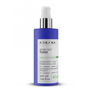 Очищуючий тонік для жирної шкіри Acne Out Toner Arkana