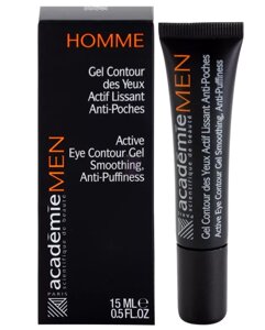 Гель для контуру очей від набряків і зморшок Academie Men Eye Contour Gel