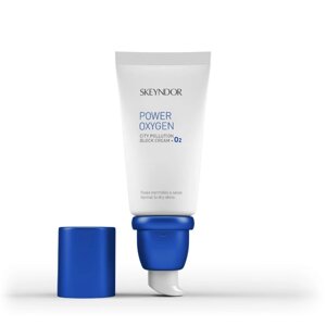 Кисневий детокс крем для сухої і нормальної шкіри Skeyndor Power Oxygen City Pollution Block Cream + O2