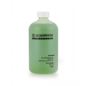 Що очищає гель для жирної шкіри Academie PURIFYING CLEANSING GEL 500мл