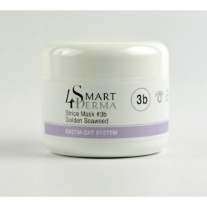 Омолоджуюча фініш-маска 3b Smart4Derma Enzym-Oxy System Strice Mask 3b Golden Seaweed