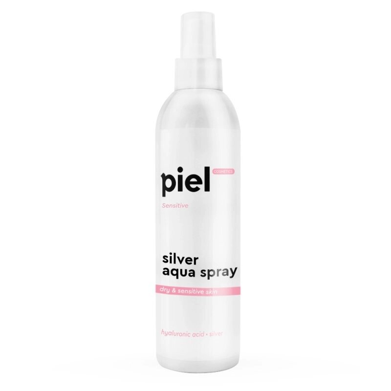 Piel Cosmetics Silver Aqua Spray для сухої і чутливої ​​шкіри Спрей для обличчя з гіалуроновою кислотою від компанії ПРОФІКО - фото 1