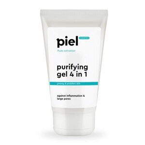 PIEL Pure Salvation PURIFYING GEL CEANSER 4in1 Гель для вмивання для проблемної шкіри. Пьель косметик" 150мл