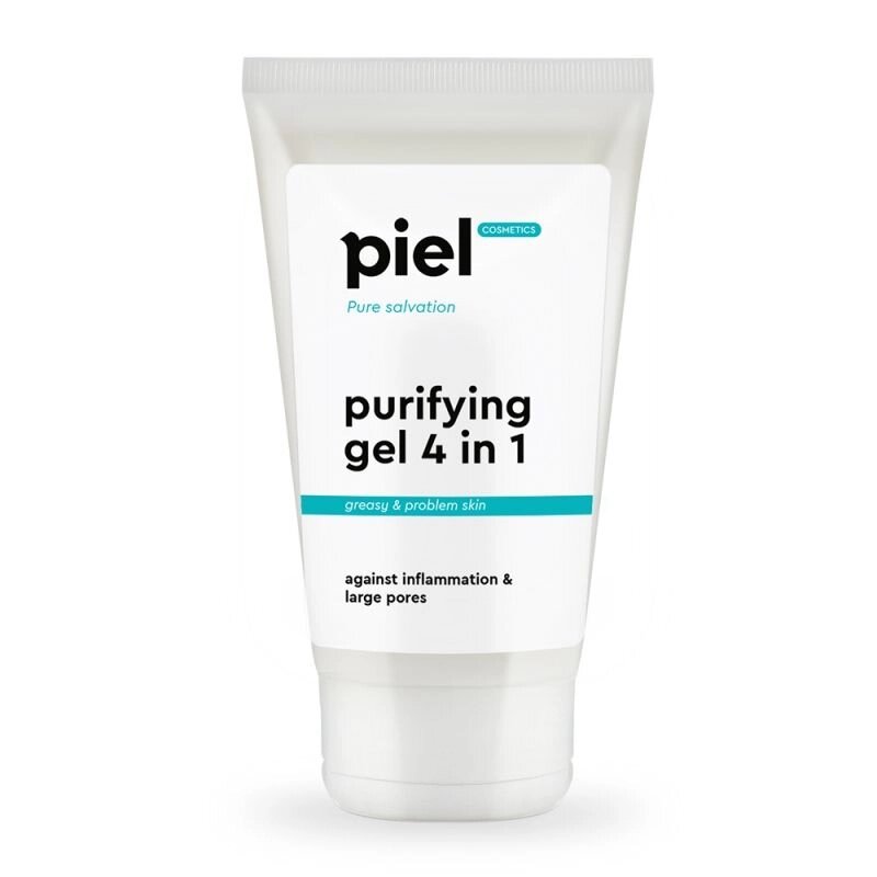 PIEL Pure Salvation PURIFYING GEL CEANSER 4in1 Гель для вмивання для проблемної шкіри. "Пьель косметик" 150мл від компанії ПРОФІКО - фото 1