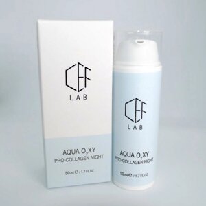 Проколагеновий нічний крем CEF Lab Aqua OXY Pro-Collagen Night