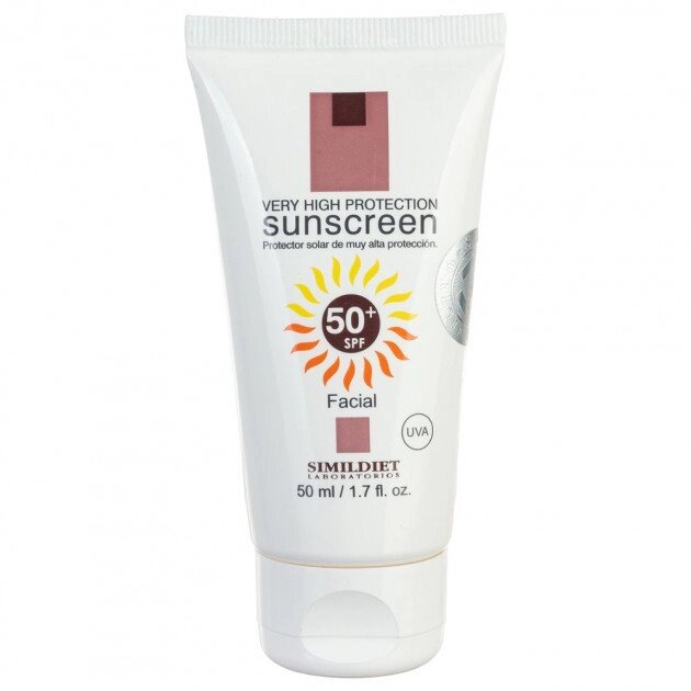 Сонцезахисний крем SPF 50 Simildiet Sunscreen SPF 50+ від компанії ПРОФІКО - фото 1