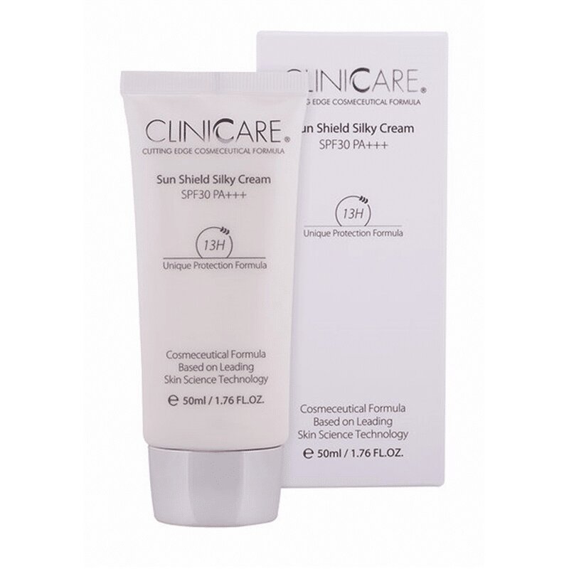 Сонцезахисний крем з ефектом шовку SPF30 ClinicCare Sun Shield Silky Cream 50мл від компанії ПРОФІКО - фото 1