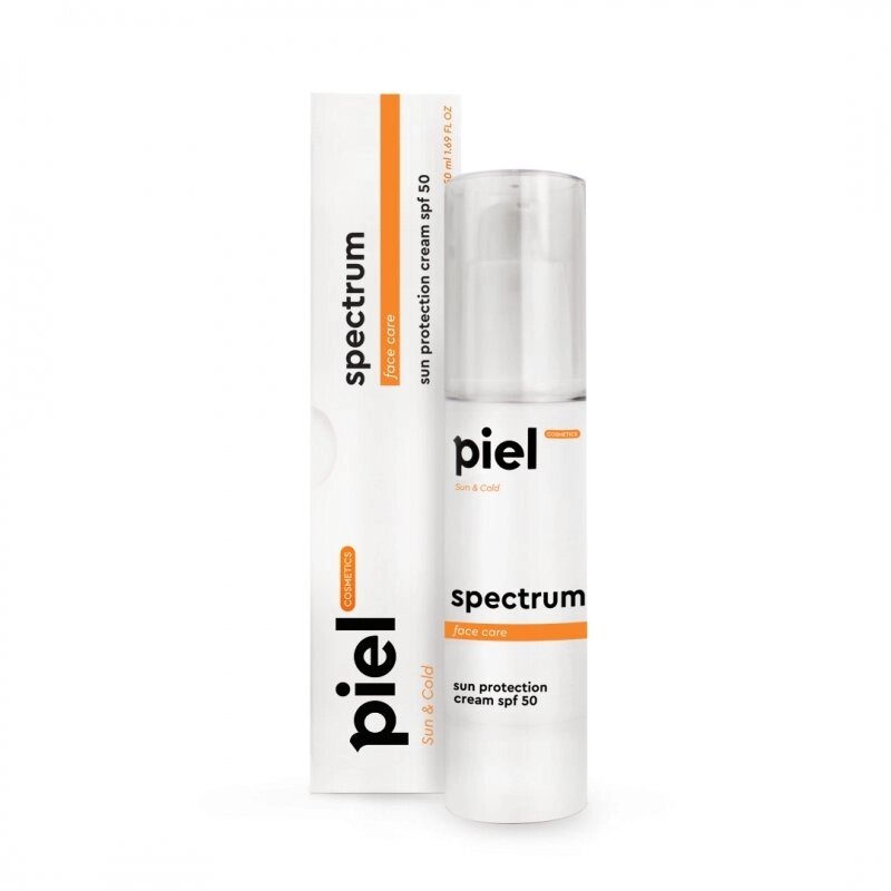 SPECTRUM Cream SPF50 Piel Сosmetics Сонцезахисний крем для обличчя Пьель Косметик 50ml від компанії ПРОФІКО - фото 1
