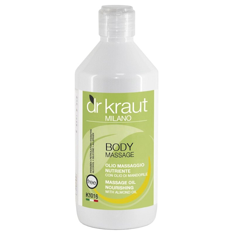 Живильна олія для масажу з мигдалем Dr. Kraut Massage Oil Nourishing with Almond Oil від компанії ПРОФІКО - фото 1