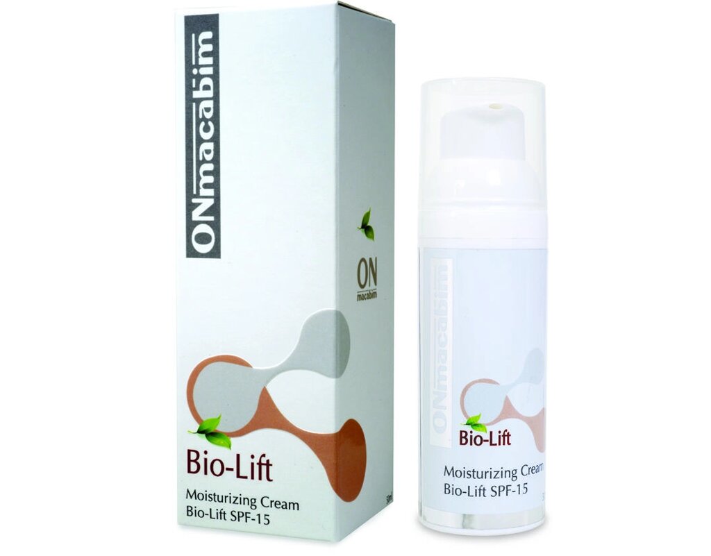 Зволожуючий сонцезахисний крем Onmacabim DM Bio Lift Moisturizing Cream SPF15,50мл від компанії ПРОФІКО - фото 1