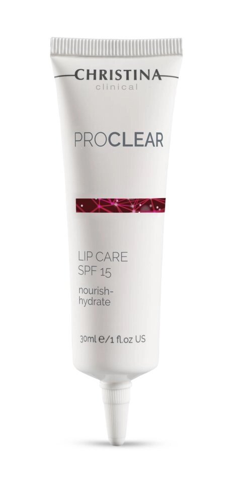 Зволожуючий живильний бальзам для губ з SPF15 Christina Clinical ProClear Lip Care SPF15 Nourish Hydrate від компанії ПРОФІКО - фото 1