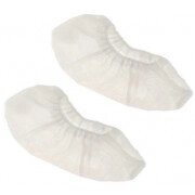 Бахіли медичні низькі (спанбонд), не стерильні, білі 50 пар в уп, носочки для боулінгу)
