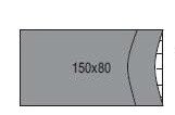 Чохол 150х80 см для інструментального столу"Мейо"(СМС-35 г/м2 +ламінований спанбонд-45 г/м2), сте від компанії ТОВ «Віко-Мед» - фото 1